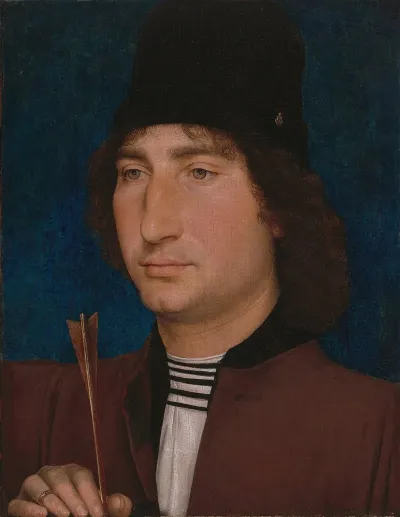Portrait Of A Man With An Arrow