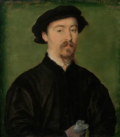Portrait Of A Man With Gloves 2