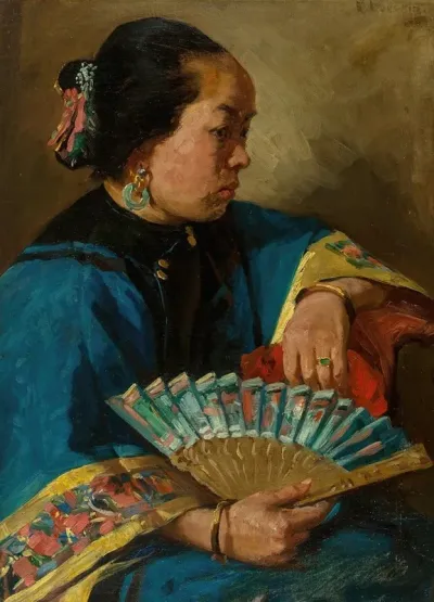 Portrait Of A Mandarin Woman