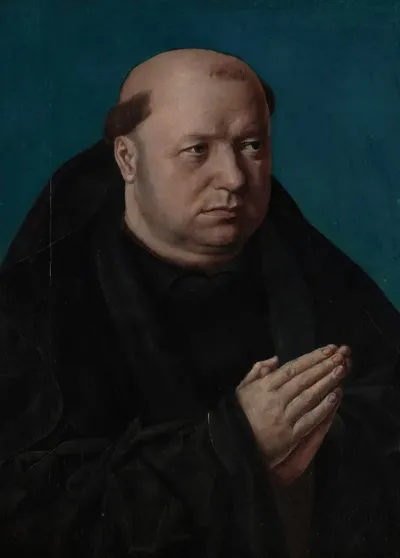 Portrait Of A Monk In Prayer