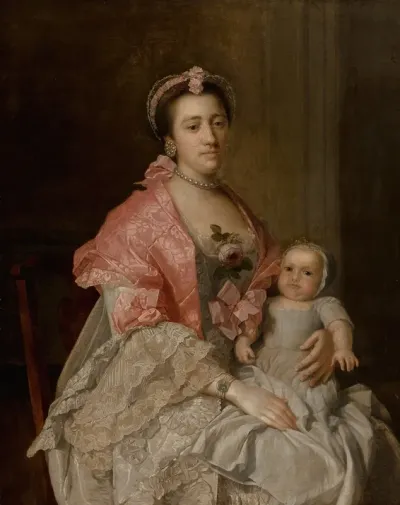 Portrait Of A Mother An Her Child