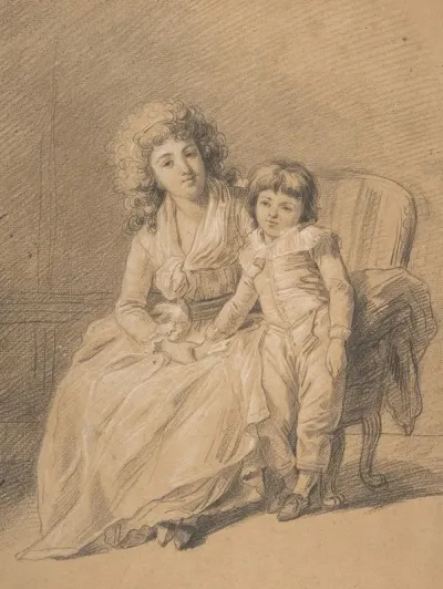 Portrait Of A Mother And Child 2