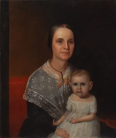Portrait Of A Mother And Child 4