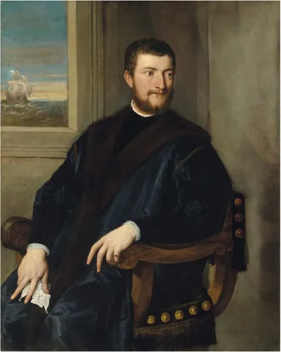 Portrait Of A Nobleman Seated Before A Window