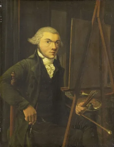 Portrait Of A Painter Probably Harmanus Uppink