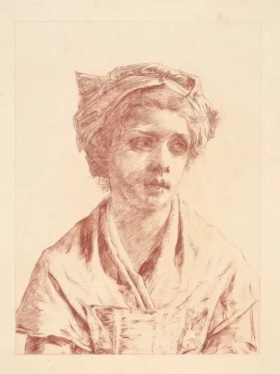 Portrait Of A Peasant Girl