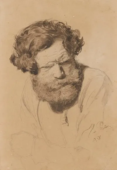 Portrait Of A Russian Peasant