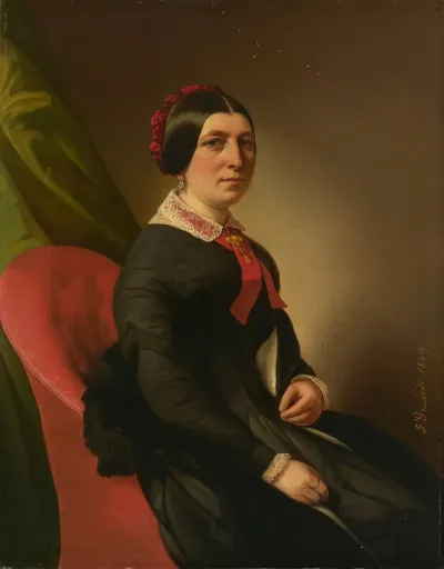 Portrait Of A Seated Lady 3