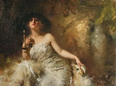 Portrait Of A Seated Lady Ritratto Di Donna Seduta