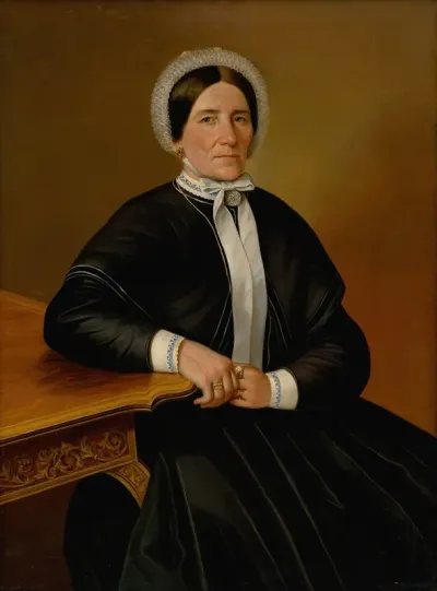 Portrait Of A Seated Old Woman