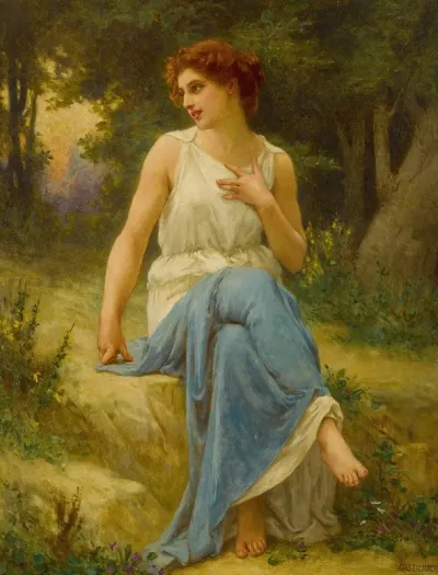 Portrait Of A Seated Woman