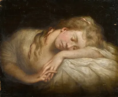 Portrait Of A Sleeping Girl