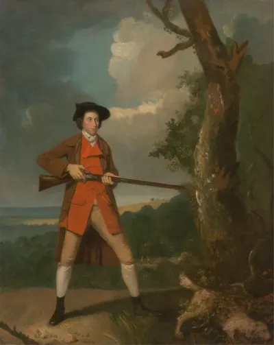 Portrait Of A Sportsman Possibly Robert Rayner