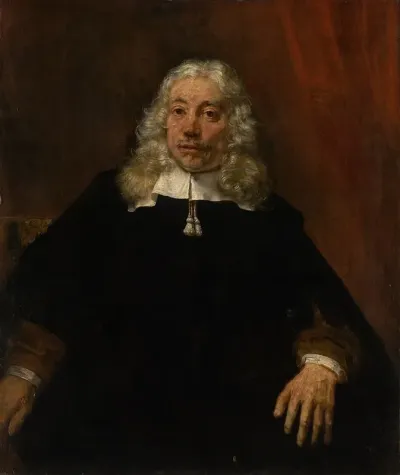 Portrait Of A White Haired Man