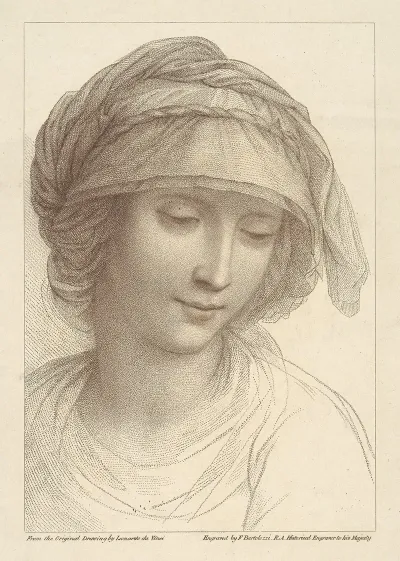 Portrait Of A Woman After Leonardo Da Vinci