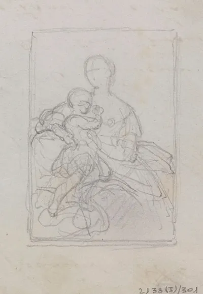 Portrait Of A Woman And A Child 2