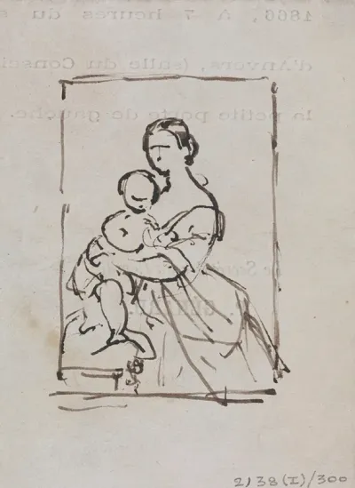 Portrait Of A Woman And A Child