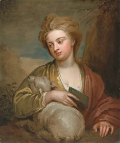 Portrait Of A Woman As St Agnes Traditionally Identified As Catherine Voss