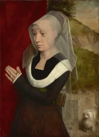 Portrait Of A Woman At Prayer