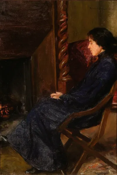 Portrait Of A Woman Bank Director In Krakow