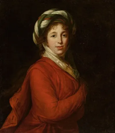 Portrait Of A Woman In A Turban