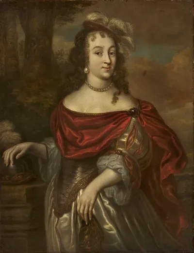 Portrait Of A Woman In Minervas Costume