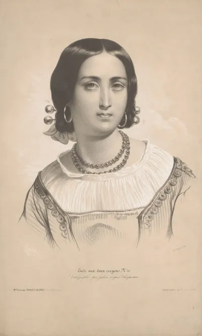 Portrait Of A Woman In Regional Costume