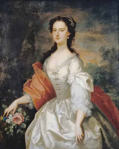 Portrait Of A Woman In White