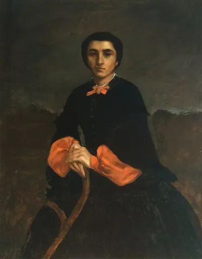 Portrait Of A Woman Juliette Courbet