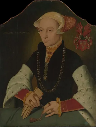 Portrait Of A Woman Of The Slosgin Family Of Cologne