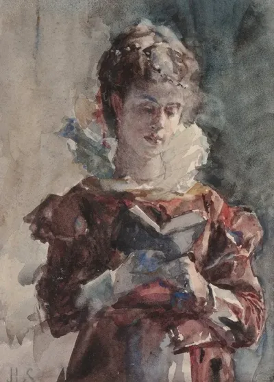 Portrait Of A Woman Reading