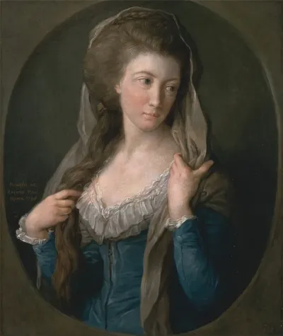 Portrait Of A Woman Traditionally Identified As Margaret Stuart Lady Hippisley