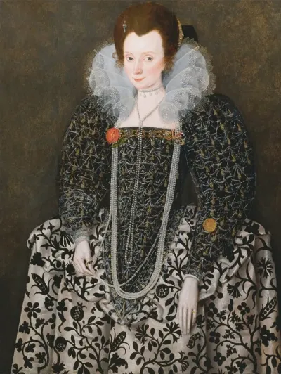 Portrait Of A Woman Traditionally Identified As Mary Clopton Born Waldegrave Of Kentwell Hall S