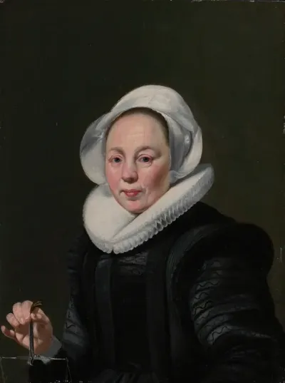 Portrait Of A Woman With A Balance