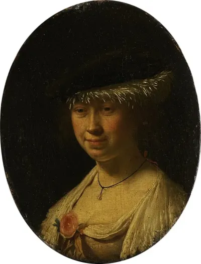 Portrait Of A Woman With A Cap