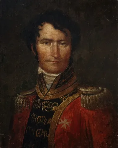 Portrait Of A Young Aristocrat With A Uniform Of Maltas Order Of Knights