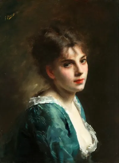 Portrait Of A Young Beauty