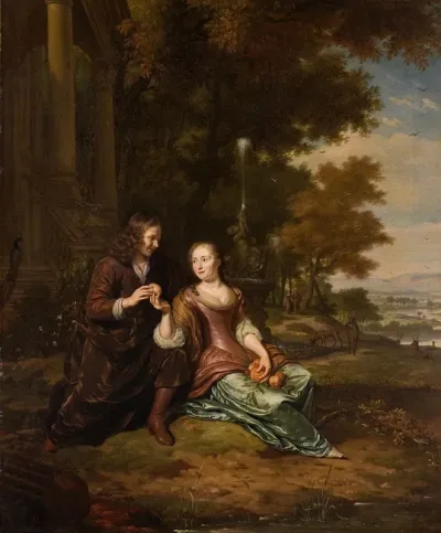 Portrait Of A Young Couple