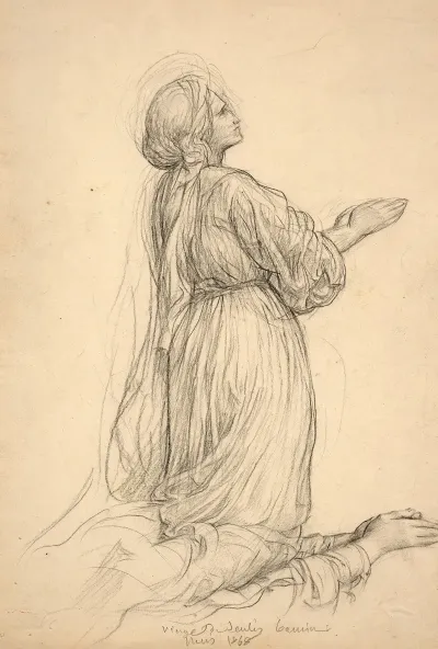 Portrait Of A Young Girl In A Blue Shirt 2