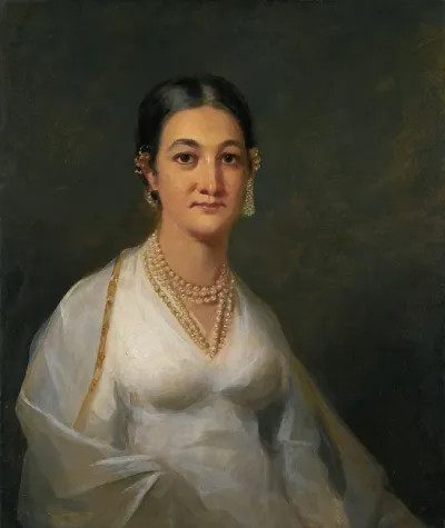 Portrait Of A Young Indian Woman