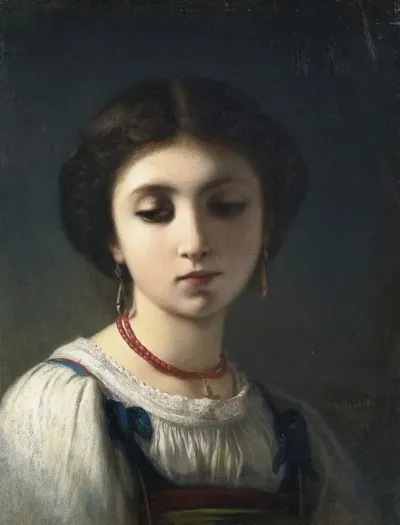 Portrait Of A Young Italian Girl