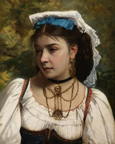 Portrait Of A Young Italian Woman 2