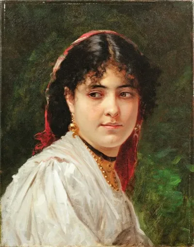 Portrait Of A Young Italian Woman