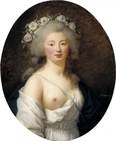Portrait Of A Young Lady As Flora