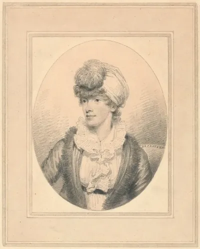Portrait Of A Young Lady In A Turban