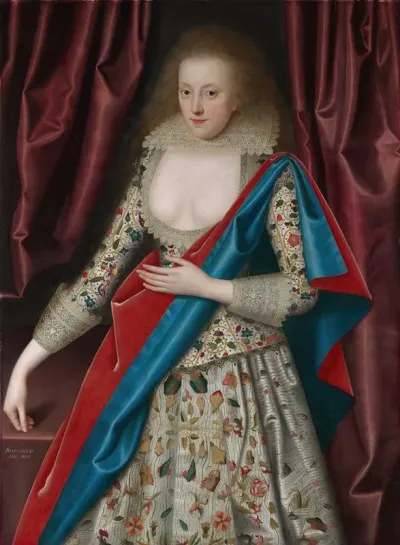 Portrait Of A Young Lady Possibly Jane Lady Thornhaugh