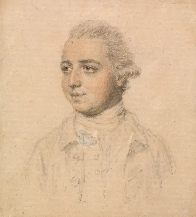 Portrait Of A Young Man Taken From The Life Facing Left