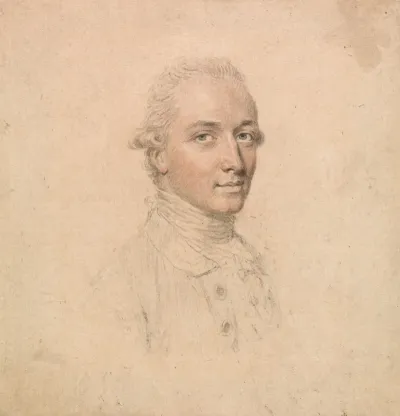 Portrait Of A Young Man Taken From The Life Facing Right