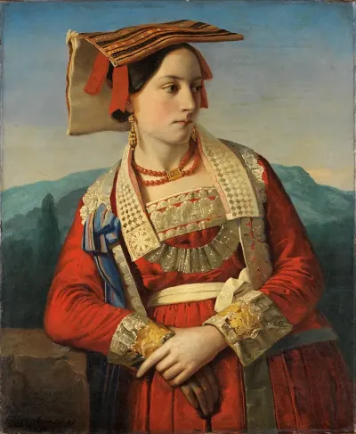 Portrait Of A Young Roman Woman
