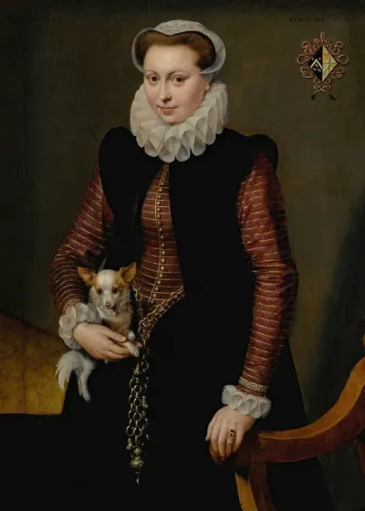 Portrait Of A Young Woman Aged 17